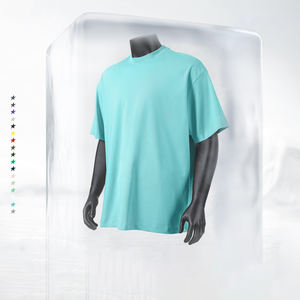 T-shirt en coton 100% tricoté surdimensionné personnalisé BES206, 230 g/m², lourd, style hip-hop, conçu pour les fabricants de vêtements - Product Image 4