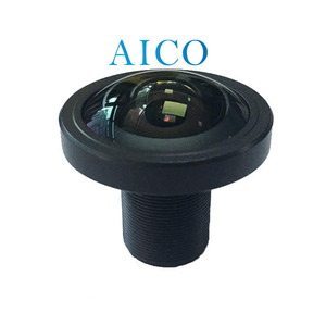 1.45mm FOV 190도 12MP 4K M12 M12x0.5 S 마운트 어안 CCTV 보드 렌즈 CCD CMOS 360도 파노라마 감시 카메라용 - Product Image 1