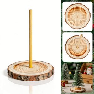 Base per Albero di Natale in Legno di Pino, Portacandele Decorativo <span class=keywords><strong>Fai</strong></span>-<span class=keywords><strong>da</strong></span>-<span class=keywords><strong>Te</strong></span> per Ornamenti Natalizi e Decorazioni per la Casa - Product Image 5