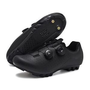 Nouvelles chaussures de cyclisme sur route blanches et noires, chaussures de cyclisme sur route et <span class=keywords><strong>VTT</strong></span> pour hommes et femmes, à laçage rapide, respirantes, semelle rigide, chaussures de vélo à système de blocage - Product Image 6