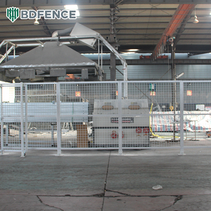 <span class=keywords><strong>Valla</strong></span> de Seguridad Industrial de Aluminio para Taller, Marco Metálico Reforzado, Soldadura sin Costuras, Anticorrosión, Separación de Áreas de Maquinaria - Product Image 4