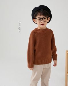 秋冬儿童毛衣纯棉男女童半高领上衣时尚宝宝针织毛衣 - Product Image 4