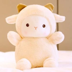 ตุ๊กตาบีนแบ็กแกะน้อย ตุ๊กตาสุนัขจิ้งจอกน้อยบีบได้ นุ่มนิ่ม สไตล์ฮีลลิ่ง น่ารัก ลายจุด เหมาะเป็นของขวัญวันเกิด - Product Image 1