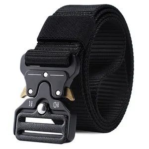 Groothandel Unisex Custom Anti-Diefstal Nylon Reizen Geld Rits Stof Canvas Riem Met Verborgen Geld Zak