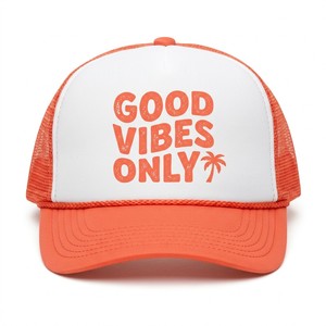 Gorra Trucker de 5 Paneles de Espuma de Alta Calidad con Logotipo Personalizado por Sublimación, Marca BSCI, Gorra de Malla Premium con Cierre a Presión y Cuerda - Product Image 3