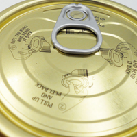 Structure à double sécurité TFS EOE, couvercle facile à ouvrir, extrémité de canette en acier sans teneur en étain pour boissons