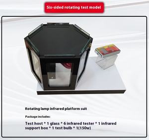 Haute qualité infrarouge puissance soleil <span class=keywords><strong>Film</strong></span> chauffage lampe affichage écran rotatif à Six faces pour voiture fenêtre teinte testeur Dissipation thermique - Product Image 4