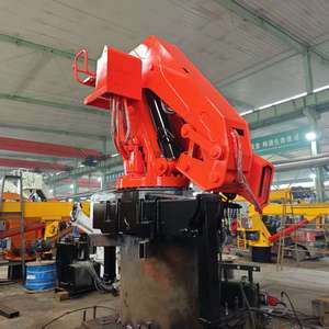 รถเครนติดเรือแบบยืดหดได้ เครนพับได้สำหรับเรือเดินสมุทร รถเครนติดรถบรรทุกสำหรับขาย - Product Image 4