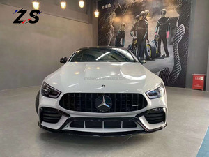 Kit de carrosserie pour <span class=keywords><strong>Mercedes</strong></span> Benz <span class=keywords><strong>AMG</strong></span> GT50 GT53 <span class=keywords><strong>GT43</strong></span> GT quatre portes mise à niveau vers <span class=keywords><strong>AMG</strong></span> GT63S pare-chocs avant diffuseur arrière échappement - Product Image 2