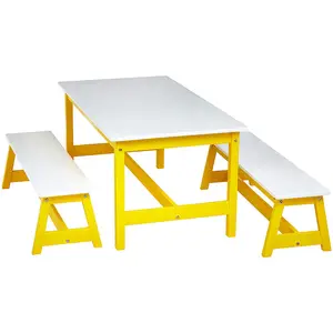 Wooden study table and chair kids furniture writing table for kids