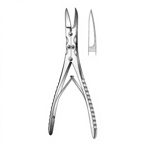 Ciseaux nasaux Obwegeser, longueur 21 cm / 8-1/4 pouces, ciseaux chirurgicaux dentelés pour une coupe précise du pont nasal - Product Image 1