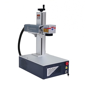 Graveur <span class=keywords><strong>laser</strong></span> à fibre industriel 50W pour gravure 3D profonde sur métal et bois - Product Image 1