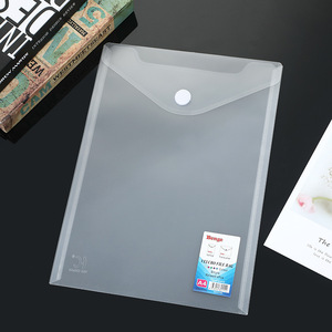 Bán buôn PP trong suốt A4 tập tin văn phòng túi với cho Velcro Fastener lưu trữ không thấm nước Túi Hợp Đồng Trong Kho màu - Product Image 5