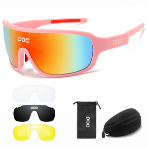 Gafas de sol deportivas MTB de alta calidad, gafas polarizadas para montar en bicicleta con <span class=keywords><strong>lentes</strong></span> TAC verdes, blancas y rojas para ciclismo de montaña - Product Image 1
