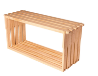 Style personnalisé bois de pin pleine profondeur cadre d'abeille en bois ruche pour cadre de ruche