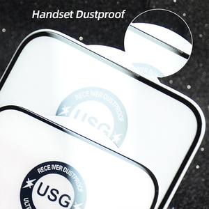 Siêu stong Kính bảo vệ màn hình cao cấp cho iPhone 16 15 14 13 Pro Max usg kính chống tĩnh điện cường độ 45kg không phá vỡ cạnh - Product Image 6