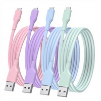 Câble de charge rapide USB 2.4A en PVC de 3m, conducteur en cuivre étamé, pour iPhone 7/8/11/14, téléphone portable, écouteurs, appareil photo - Meilleures ventes