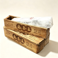 Tengtiao King 800-Year Ancient Tree Raw Pu'er Mini Gold Brick 70g, Édition Limitée Boîte en Bois Premium Sheng Pu Erh