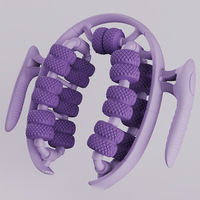 Dispositif de massage des jambes par rouleaux amincissants à fixation par anneaux, pour la relaxation des cuisses et des mollets, Modèle HXJ01