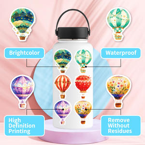 50 Pezzi Adesivi <span class=keywords><strong>Mongolfiera</strong></span> Turca, Simpatici Adesivi in Vinile Cartoon Impermeabili per Decorazione Bambini e Neonati - Product Image 4