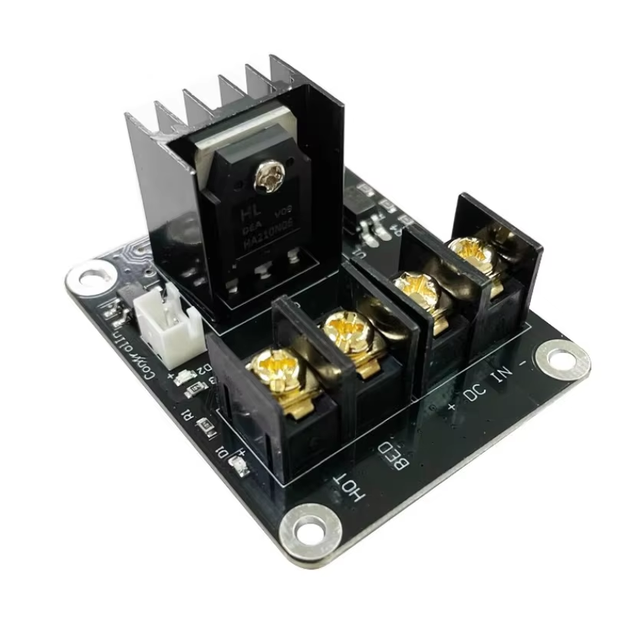 High-Power 3D Printer Mainboard - Integrated Heat Bed MOS Module for Large Current Loads (40A Max) | Power Expansion Ready