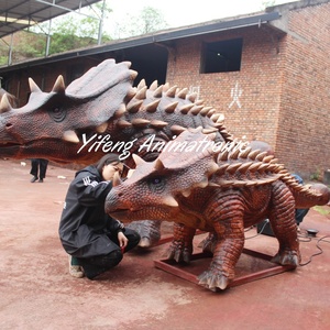 Ankylosaure animatronique réaliste et mobile avec télécommande pour la décoration de musées ou de parcs à thème - Product Image 3