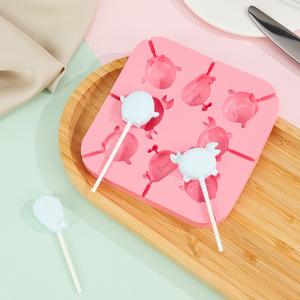 Molde de silicona desechable AC Cartoon para piruletas, forma irregular, solo lavar a mano, herramientas de repostería DIY para el hogar, para pudín de queso casero 1 - Product Image 2