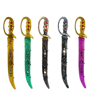<span class=keywords><strong>Espadas</strong></span> de Juguete de Plástico para Disfraces de Cosplay, Accesorios para Fiestas de Baile de Halloween, Cuchillos Generales Electrochapados de Colores - Product Image 1