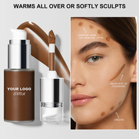 Votre Logo Mélangeable Sunkissed Longue Durée Teinté Bronzer Liquide En Gros Organique Léger Shimmer Glitter Bronzer Contour