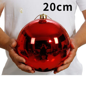 Adorno Navideño de Bola Grande de 20 cm de Alta Calidad, Irrompible, de Colores, Estilo Europeo para Árbol de Navidad, Centro Comercial, Hotel, Inauguración - Product Image 2