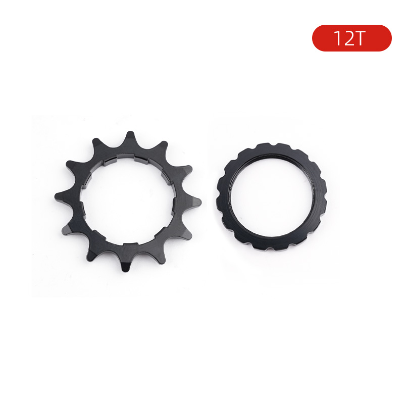 Black 12T cog + lockring