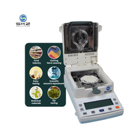 Analizador de Humedad Halógeno SKZ111L-1, Estable y Rápido, 110g/1mg 0.01%, LCD RS232, para Alimentos, Granos, Productos Químicos y Laboratorio