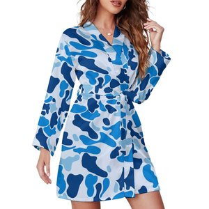 formal sky blue dresses Camo Printed Dress main image 0