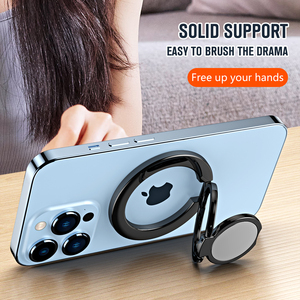 Support magnétique de stent d'anneau de poignée de téléphone de doigt pour le support arrière de poignée de <span class=keywords><strong>chargeur</strong></span> sans fil pour Iphone15 - Product Image 3
