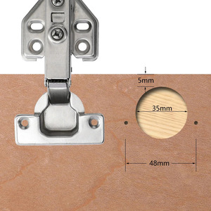 Juego de brocas de 35 mm para bisagras de gabinete de instalación oculta, herramientas domésticas con dispositivo localizador para puertas - Product Image 2