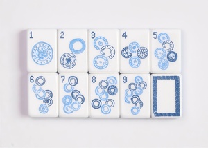 Fichas de Mahjong Americanas Personalizadas de Diseño Moderno y Lujoso, Impresas en Cuatro Capas, para Entretenimiento de Ajedrez y Cartas - Product Image 3