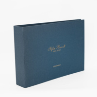 Carpeta de Anillas Personalizada de Tela No Tejida, Organizador de Documentos de Oficina, Carpeta de Almacenamiento de Archivos
