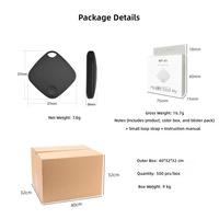 Traceur GPS anti-perte pour animaux de compagnie, personnes âgées et enfants, style bracelet, en ABS, sans limite de distance, compatible Airtag, iOS