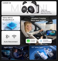 Adaptateur Portable Universel OEM Smart Carplay Bluetooth 5.4 USB-C/USB-A pour Caméra de Voiture et Surveillance Bébé Siège Arrière – Garantie 1 An