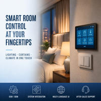 Système de gestion énergétique hôtelière, interrupteur à carte intelligente, surveillance en temps réel, Bluetooth, USB, robots de service humanoïdes commerciaux Android