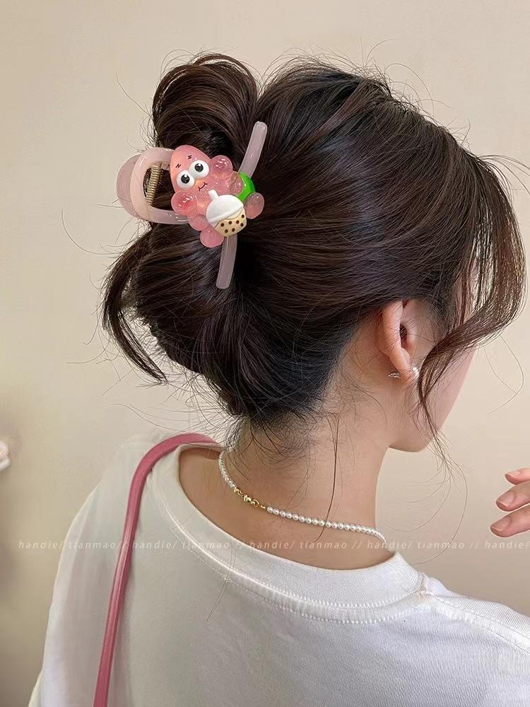 2 Drinking Milk Tea Patrick Star Approximately 8cm