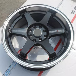Jantes en alliage Rines Volk Te37sl de 18 pouces, couleur noire, 5x114.3, pour voitures de course, sport, auto, jantes en alliage, mags - Product Image 5
