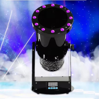 Canon à confettis électrique pour effets de scène de mariage, 1500W, LED, métal, avec télécommande DMX 512