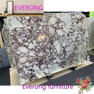 Nueva Tendencia en Mármol, <span class=keywords><strong>Precio</strong></span> por <span class=keywords><strong>M2</strong></span> de Losa de Calacatta Viola para Diseño de Encimeras de Cocina Interiores - Product Image 2