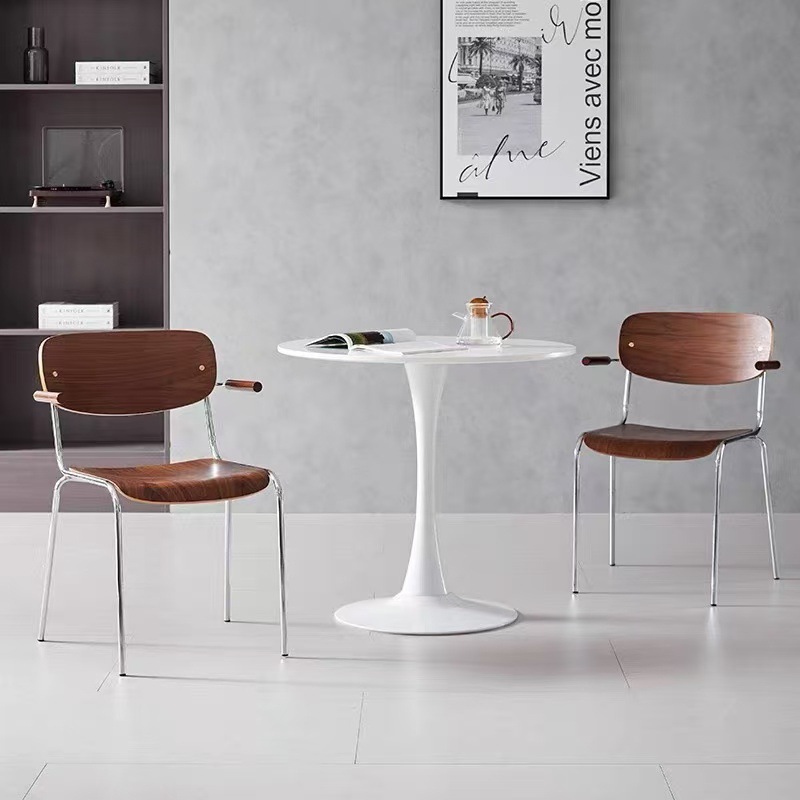 dining chair chrome