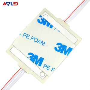 SMD 3030 Round Lens <b>Plastic</b> Injection <b>Edge</b> Lit 12V White Light Led Module IP67 1.5W Waterproof Led Double Sided Light Box Module - Product Image 4