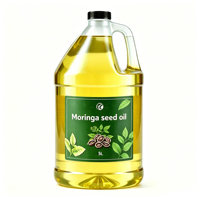 Minyak Biji Moringa 100% Murni Cold Pressed Non GMO, Minyak Pembawa untuk Melembapkan Wajah, Kulit, Rambut, Kuku, dan Tubuh (Grosir)