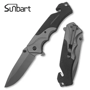 3cr13 steel blade multi function multi-purpose aluminium with PP handle camping folding knife