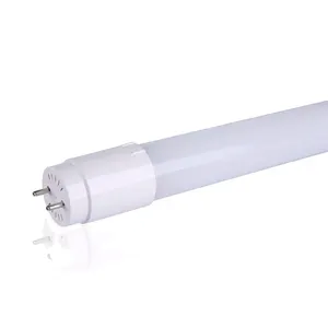 أنبوب إضاءة Led طوله 2 قدم 4 قدم 5 قدم أنبوب Led T8 طوله 1200 مم أنبوب Led مبيع بالجملة زجاجي للمناطق المغلقة والمكاتب 80 ضوء 2 قدم زجاج Led Nord 100