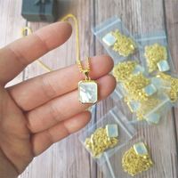 Collier intelligent personnalisé avec puce NFC, bijoux de mode